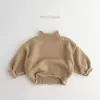 Suéter para niña estilo coreano, prenda interior de punto para niños, unisex, nueva colección otoño/invierno, elegante suéter de cuello alto para bebé