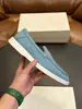 Sapatos casuais masculinos slip-on de lona estilo europeu e americano STN Cor bloqueada forro laranja couro genuíno de camada superior sola macia respirável venda quente de comércio exterior