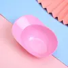 Nuevo gorra de béisbol tamaño pequeño Tazón tazón de helado creativo vajilla infantil color caramelo tazón de helado palo de belleza estilo alianza