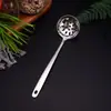 Colador para Hot Pot Cuchara para Sopa de Acero Inoxidable Set Grande Pequeño para el Hogar Cuchara para Sopa Mango Largo Cuchara para Sopa Engrosada