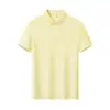 Camisa Polo Gola Polo de Nylon com Elastano Secagem Rápida Waffle Grande Verão Manga Curta Impressão de Camiseta Cultura Corporativa