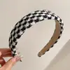 Accesorio para el Cabello Dopamina Colorido 2025, Diadema de Corona Alta, Estilo Popular en Línea, Versátil para Salir, Pinza para el Cabello de Borde Ancho de Color Sólido