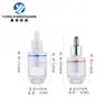 En stock chapado 30ml50ml botella de hombro set botella cosméticos gotero de alta calidad botella de líquido botella de aceite esencial botella de vidrio envasada en sub-paquetes