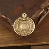 Pingente Baguá Nove Palácios em latão puro, chaveiro Baguá dos Doze Signos do Zodíaco, pingente decorativo Baguá giratório, atacado