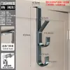 Colgador creativo para puerta, instalación sin taladro, diseño engrosado, adecuado para puertas de armarios de dormitorio, puertas altas y puertas de baño