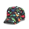 Comercio Exterior Transfronterizo Popular Estampado Digital Dinosaurio Gorra de Béisbol Infantil Protector Solar Gorra de Niño Gorra de Niña Mariposa