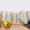 Pegatinas de Pared de Flores Coloridas Transfronterizas para Dormitorio, Sala de Estar, Pared de Fondo de Entrada, Decoración de Embellecimiento del Hogar, Pegatinas de Pared Autoadhesivas