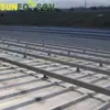 Suministro directo del fabricante: Rieles de aleación de aluminio anodizado personalizados, Rieles para soportes solares, Materiales fotovoltaicos anodizados cortos