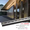 Lámpara empotrada de larga duración, lámpara de lavado de pared, tira LED impermeable para exteriores, lámpara empotrada para escalones, plazas, pasillos, lámpara de suelo