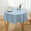 Mantel de PVC Transfronterizo Cubierta de Mesa de Café de Plástico Mantel Redondo Impermeable Lavable Resistente al Calor Mesa Redonda Pequeña Uso en el Hogar