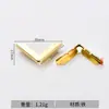Protectores de esquina de hierro metálico para cuadernos, esquineros de hardware para libros, piezas decorativas de esquina retro chinas, accesorios de arte en hierro, escuadras de esquina