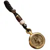 Doze Chaveiros do Zodíaco Giram para Atrair Riqueza e Tesouros Ornamentos de Mão Pingente de Carro Pingentes de Presente Atacado Ornamentos