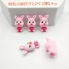 Boneca fofa de corpo inteiro material para joias DIY feitas à mão animal de desenho animado urso coelho roxo Tigre material de resina