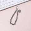 Colgante de amor con cuentas galvanizadas, colgante para funda de auriculares, hebilla para puerta, carcasa protectora para Airpods, llavero, joyería decorativa colgante