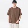 Nueva Camiseta de Verano 2026: Sensación natural, transpirable y cómoda, mezcla de lino con textura jacquard, nueva camiseta de manga corta