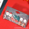 Brincos Transfronteiriços Novos de Abóbora e Folha de Bordo de Ação de Graças Brincos de Árvore de Natal Papai Noel Floco de Neve Brincos de Natal