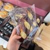 Bolsa Ziplock Desechable Bolsa para Pan Oruga Bolsa para Pastel Tostada Postre Bolsa Autoadhesiva Bolsa Pequeña para Empaque de Pastelería Galleta