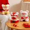 Adorno de Danza del León 2026 Año del Caballo Decoración de Año Nuevo Juguete de Peluche Decoración Arreglo de Escena Escritorio Sala de Estar Entrada Regalo