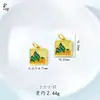 Mantra de Seis Sílabas Accesorios para Joyería DIY Oro de Arena Vietnamita Colgante de Escritura Colorida Cobre Chapado en Oro Estilo Tendencia Nacional Múltiples Opciones Disponibles