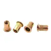 Tuerca remachable de hierro galvanizado M3-M12 de cabeza plana moleteada de colores, tuerca duradera antioxidante con recubrimiento de zinc de colores