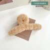 Pinza Rellena para Mujer Otoño e Invierno, Pasador en la Parte Posterior de la Cabeza, Pasador, Pinza de Bola para el Cabello, Nuevo Pasador de Tiburón para la Cabeza