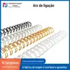 Calendário de mesa de metal direto da fábrica, caderno, espiral duplo de metal, cor, folhas soltas, proteção ambiental, anel de arame de ferro revestido de nylon