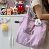 Bolso de Hombro Estilo Coreano Ins de Aspecto Caro para Estudiantes Fiestas Gran Capacidad Ligero Casual Ropa de Trabajo Bolso Tote Logo Impreso
