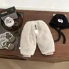 Calça Plush Fofa de Bebê Inverno Meninos e Meninas Fleece Espessado Calça Jogger Infantil Desenho Animado Quente Longa Tendência