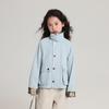 Pudding Haru Chaqueta para Niñas Tops Versátiles 2025 Otoño Nueva Chaqueta Cortavientos Retro Americana para Niños