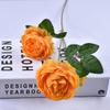 Uau Flor Artificial de Peônia com 3 Cabeças Estilo Europeu Personalizado Decoração de Casamento Casa Flor Falsa Peônia de Três Cabeças Atacado
