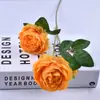 Flores Artificiais de Peônia, Decoração de Sala de Estar Interna, Arranjos de Flores, Arranjos de Flores de Mesa, Luxo Acessível Buquês de Flores Secas Rosas