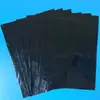 Bolsas selladas de plástico negras y rojas, bolsas de PE opacas negras autosellables, bolsas de plástico de colores, protección de privacidad, sellado a prueba de luz
