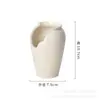 Vaso de Cerâmica Branco para Flores Vaso Planta Jardinagem Vasos Suculenta Orquídea Phalaenopsis Vaso Recipiente Decoração de Mesa