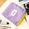 Bolsa de almacenamiento con cierre de broche de cierre automático, monedero portátil de dibujos animados, organizador de viaje para cables de datos, auriculares y joyas
