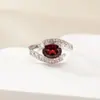 Anel tesouro cor natural prata de lei S925 alto senso nicho luxo leve dedo indicador não consegue largar cor ao vivo atacado joias femininas