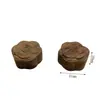 Difusor de Aroma Creativo para Coche de Madera Difusor de Aceites Esenciales de Madera de Nogal Negro Difusor Cuadrado de Madera para el Hogar Interior Madera