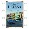 Pinturas de Lata Retro Americanas de Paisajes Urbanos, Edificios, Hoteles y Artesanías para Decoración de Paredes de Sala de Estar Hechas a Medida por el Fabricante Más Vendidas