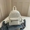 Mochila da Moda com Estampa de Letras para Estudantes Universitários, Nova Coleção Outono 2026 Feminina, Lona de Grande Capacidade para Escola