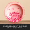 Maceta Chinoiserie Rosa Fábrica con Color Nacional Rojo Peonía Tianxiang Tapete para Maceta Posavasos Almohadilla Aislante Soporte para Taza de Té Platillo Plato para Fruta Seca