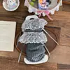 Meias Sapatilha Estilo Ballet Femininas Primavera Outono Lolita Laço Doce Renda Babado Meias Outono Inverno Aquecedores de Pernas
