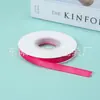 Fita Polida de 1cm, 20 Jardas, Poliéster Dupla Face, Fita para Embalagem de Flores com Flor, Densidade Alta Espessada, Fita para Floricultura DIY Feita à Mão
