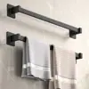 Toallero Barra para Toallas de Baño Estante de Almacenamiento con Montaje en Pared sin Taladro Colgador de Toallas de Mano Toallas de Baño para Baño Barra Única para Baño