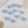 Fabricante 3cm Malla Elástica Bola Dos Colores Encaje Flor Bola Pasador Accesorio para el Cabello Accesorios DIY Accesorios para Ropa Cuentas Checas