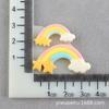 Accesorios de resina de unicornio con dibujos animados, tocado hecho a mano, accesorios para el cabello, crema de pegamento, funda de teléfono, material al por mayor
