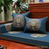 Almohada Lumbar, Sofá de Secuoya, Funda de Cojín Bordada de Algodón y Lino, Cojín de Respaldo, Almohada para la Cintura, Cojín Decorativo, Silla, Estilo Chino Nuevo