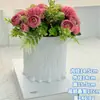 Maceta de Plástico Texturizado, Maceta con Forma de Vela, Jarrón para Flores Artificiales, Maceta de Resina Transfronteriza de Lujo Accesible y de Gama Alta para Uso en el Hogar