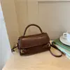 Bolsa quadrada pequena de design de nicho transfronteiriça, bolsa de ombro feminina moderna e da moda, bolsa transversal versátil e estilosa