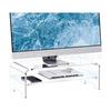 Soporte Elevador de Pantalla de Acrílico Transparente Personalizado por el Fabricante Soporte para Computadora Soporte Plegado en Caliente de Doble Capa para Laptop