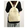 Mochila Sencilla de Color Sólido para Mujer Modelo Nuevo 2026 Mochila Escolar Ligera de Gran Capacidad para Estudiantes de Secundaria y Preparatoria Mochila para Viajes Cortos