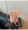 Bolso de Lona Bordado Transfronterizo para Mujer Verano 2025 Nueva Moda Nicho Bolso Cruzado Versión Coreana Estilo Popular de Celebridad de Internet Bolso para Teléfono Móvil